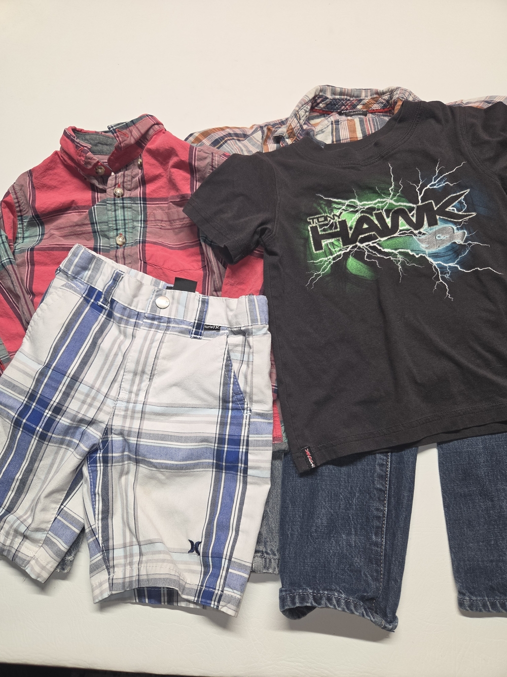 Y2k 2000s Grunge Toddler Boys Clothing Lot - Quiksilver, Hurley, Tony Hawk, Gap